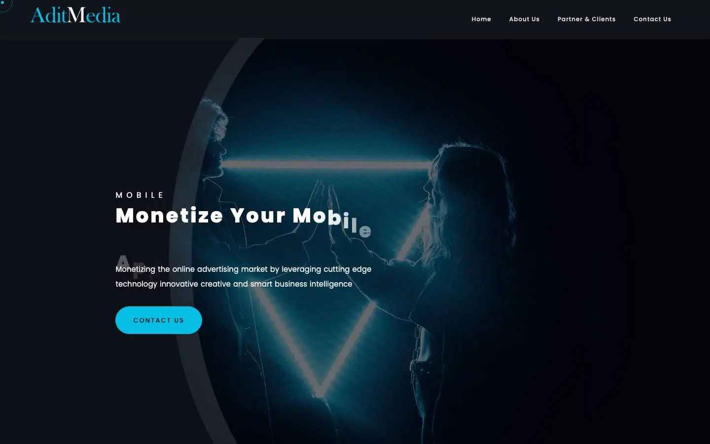 Screenshot of Adit Media (adit-media.com)