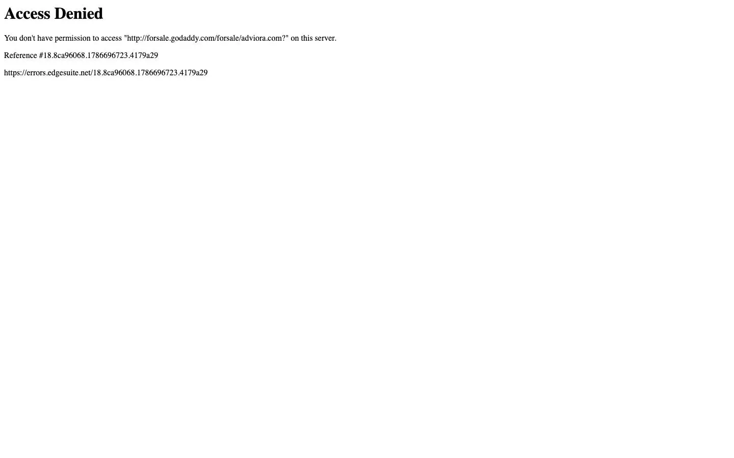 Screenshot of Adviora (adviora.com)