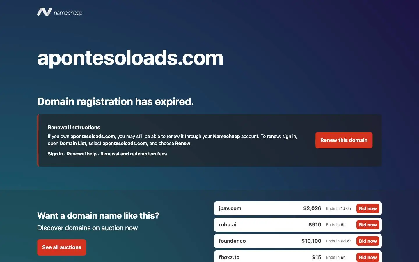 Screenshot of Apontesoloads (apontesoloads.com)