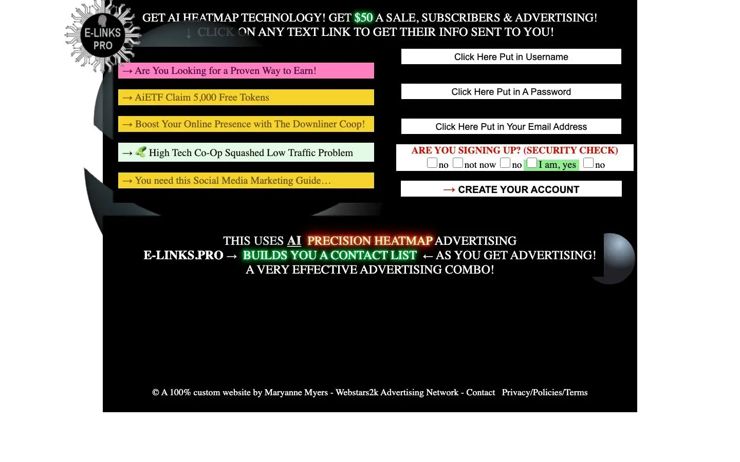 Screenshot of E-Links Pro (e-links.pro)