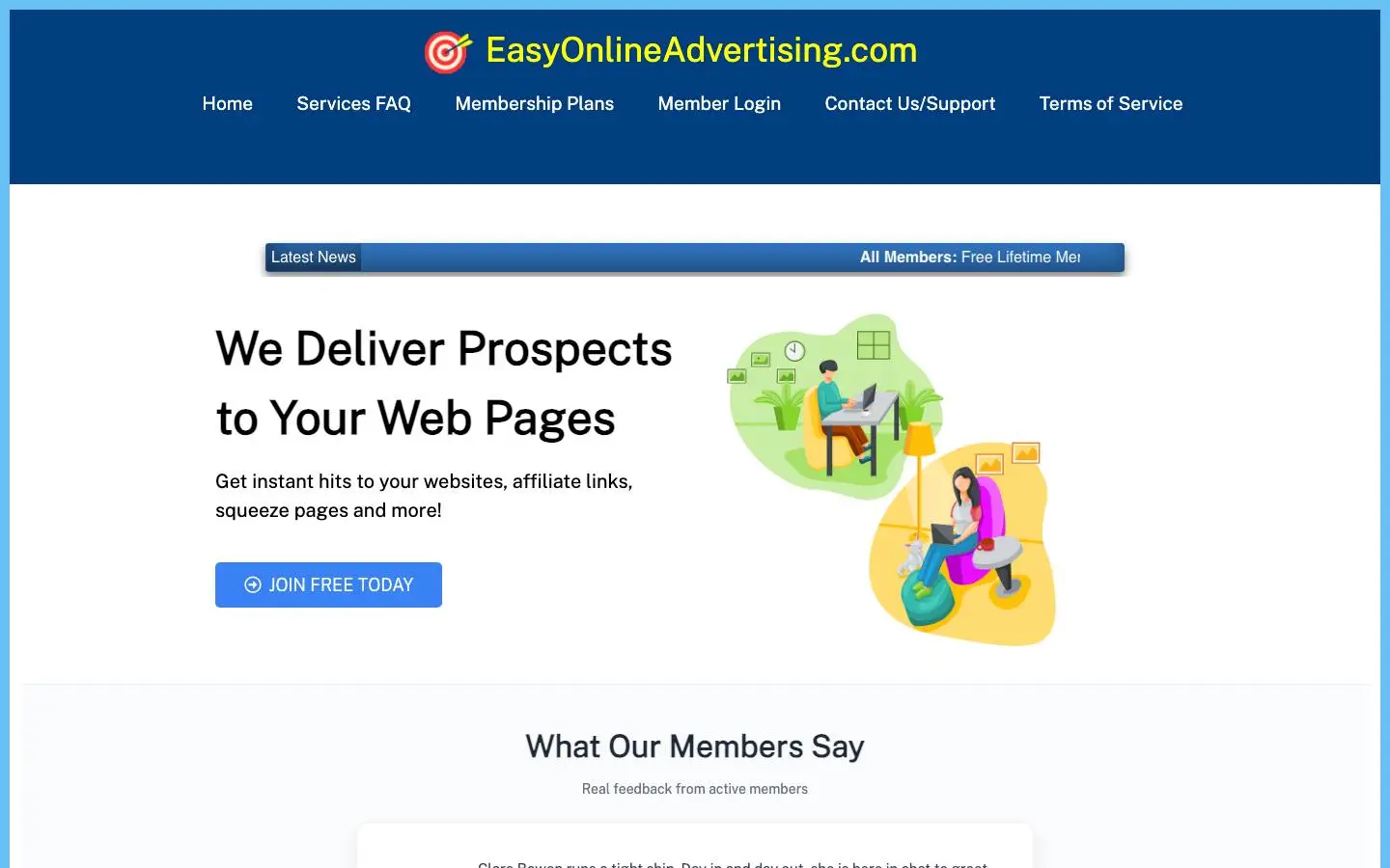 Screenshot of EasyOnlineadvertising (easyonlineadvertising.com)