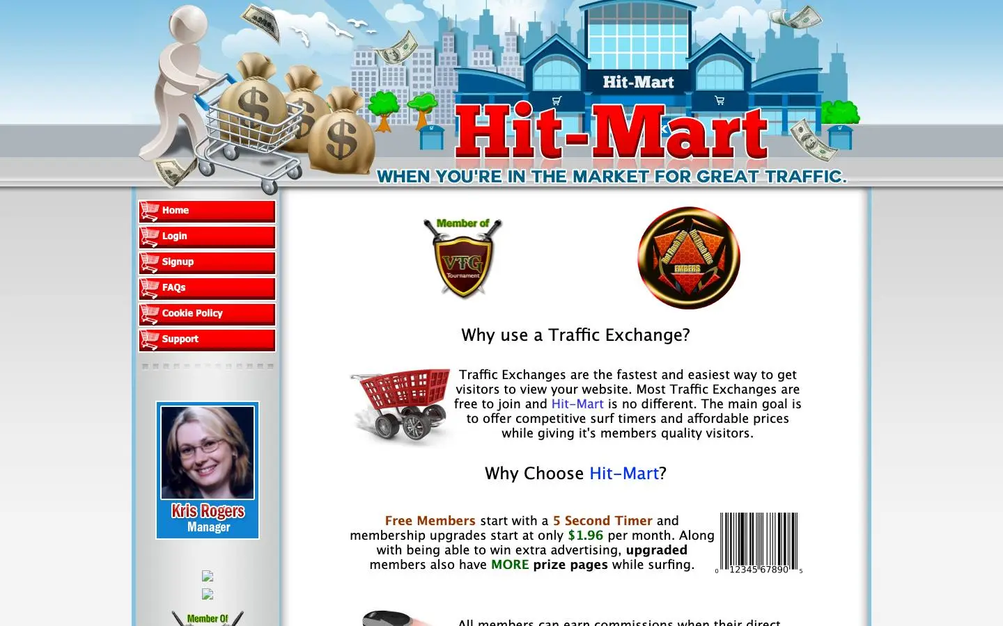 Screenshot of Hit-Mart (hit-mart.com)