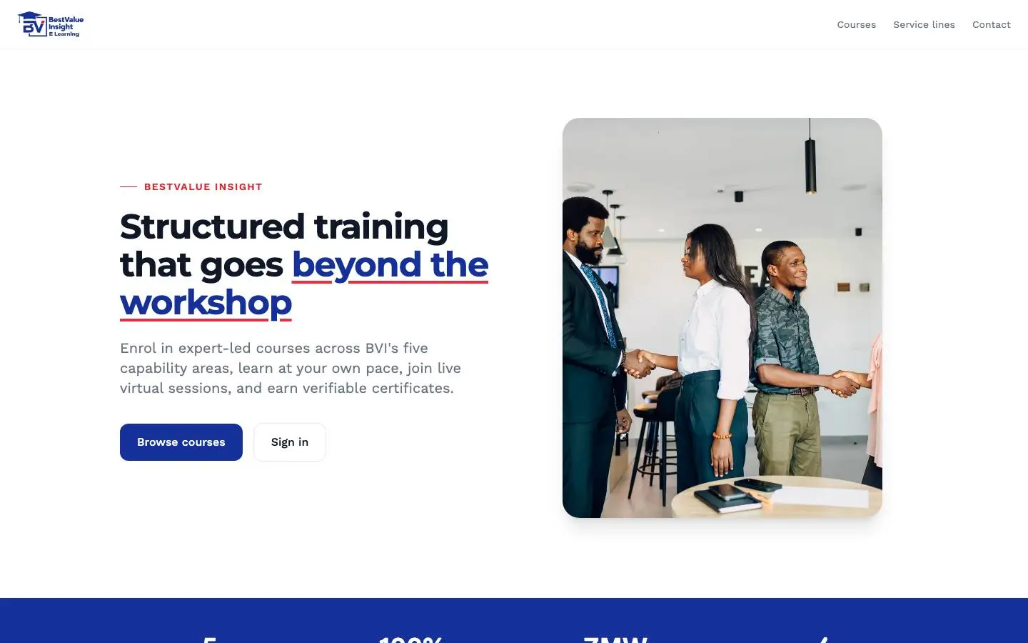 Screenshot of BVI Digital Learning Platform (jvadsmailer.com)