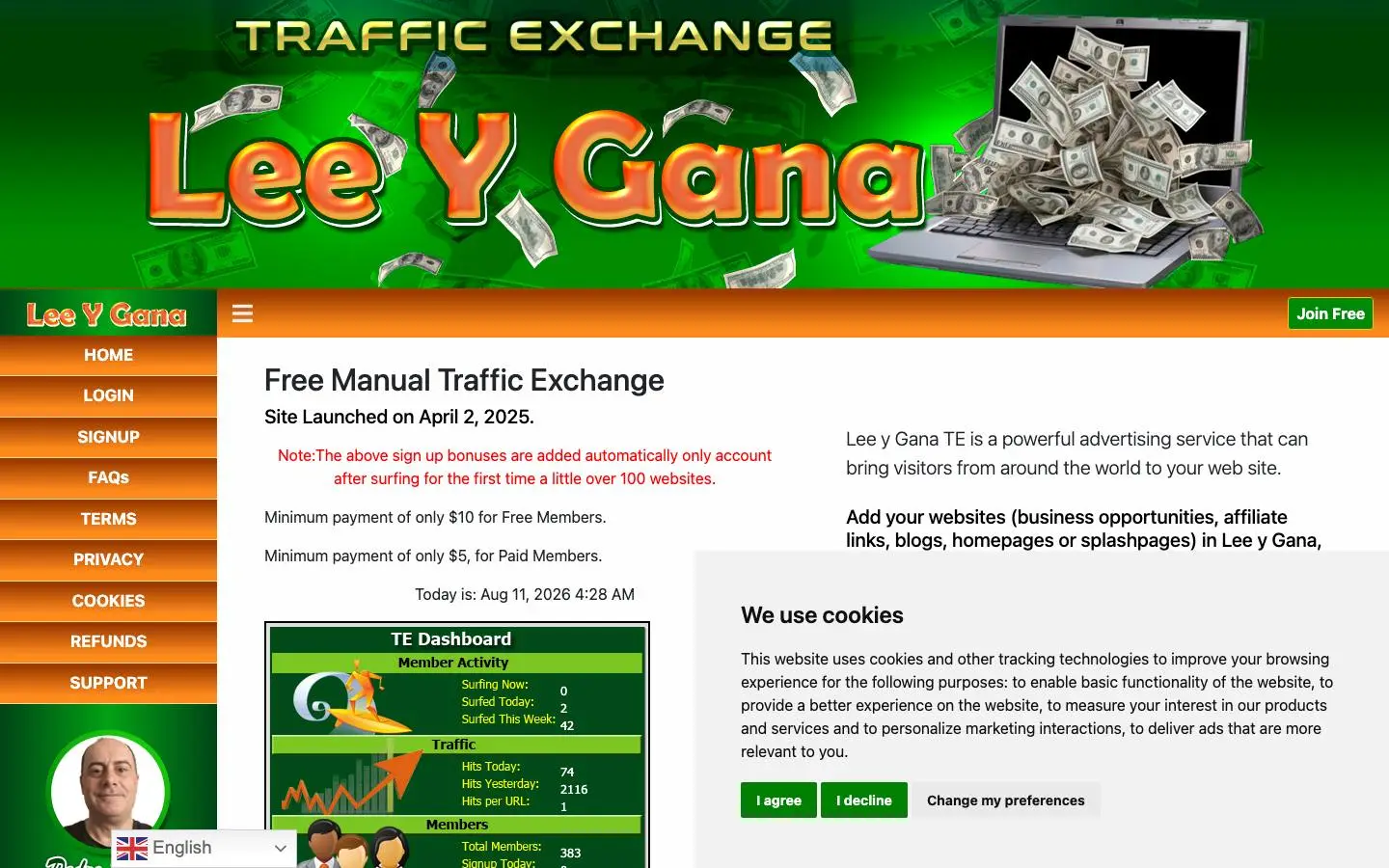 Screenshot of Lee y Gana TE (leeygana.es)
