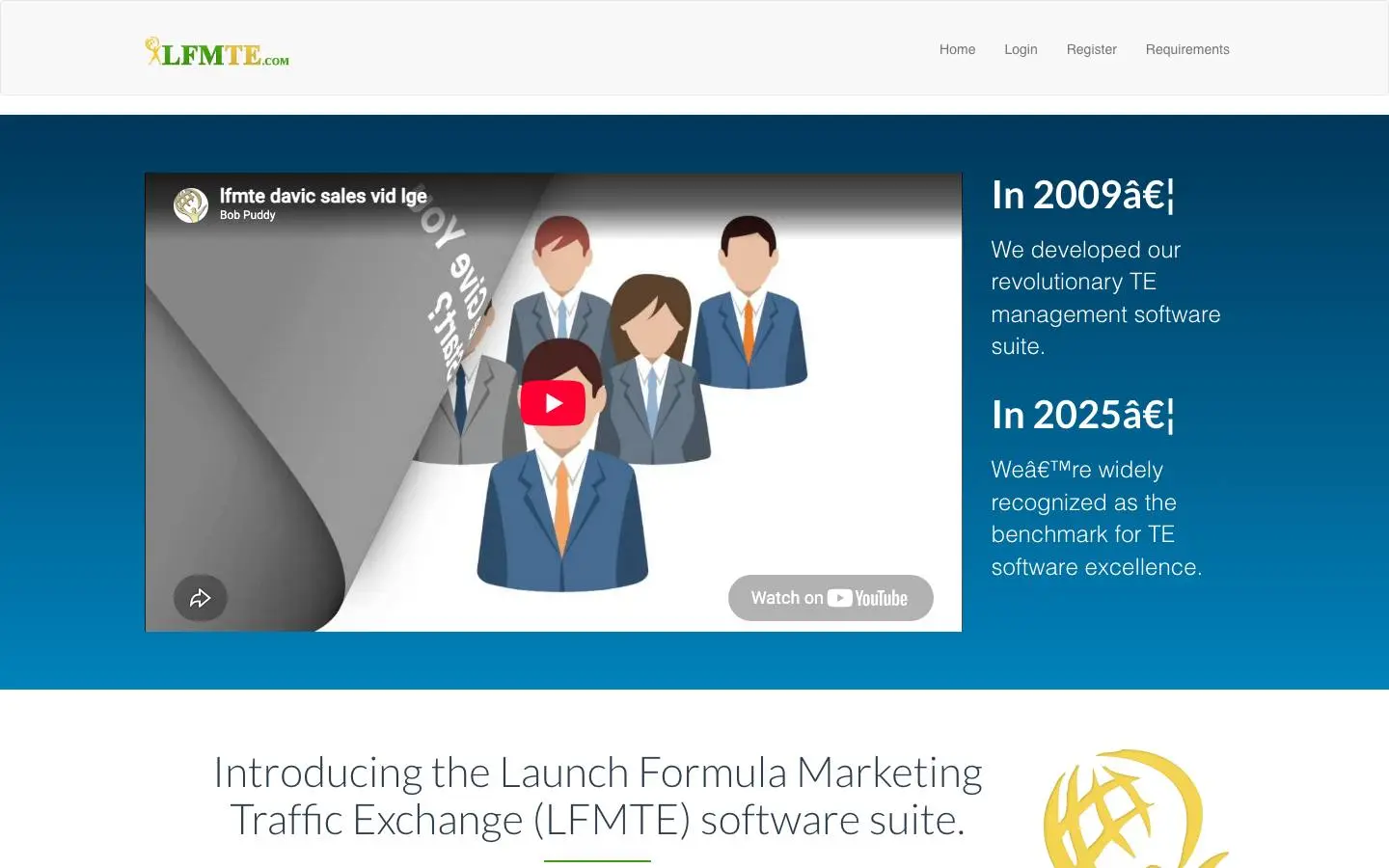 Screenshot of LFMTE (lfmte.com)
