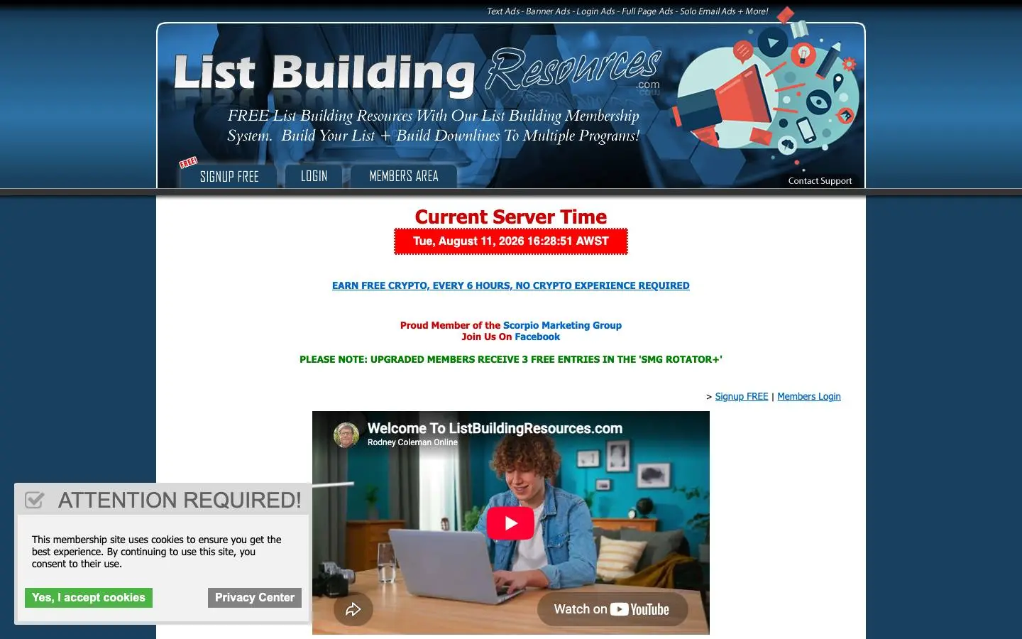 Screenshot of ListBuildingResources (listbuildingresources.com)