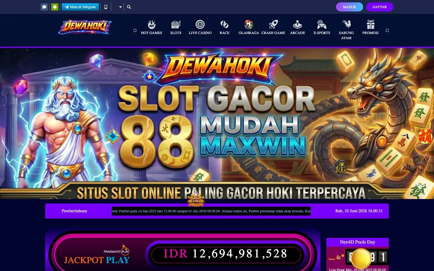 Screenshot of Dewahoki (machinelearningprojects.net)