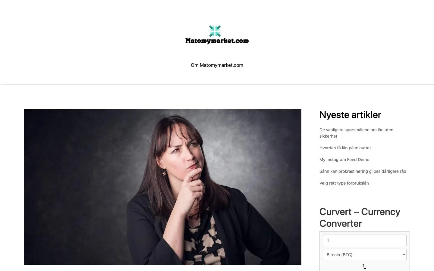 Screenshot of Matomymarket (matomymarket.com)