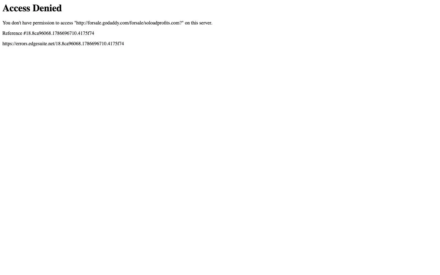 Screenshot of Soloadprofits (soloadprofits.com)