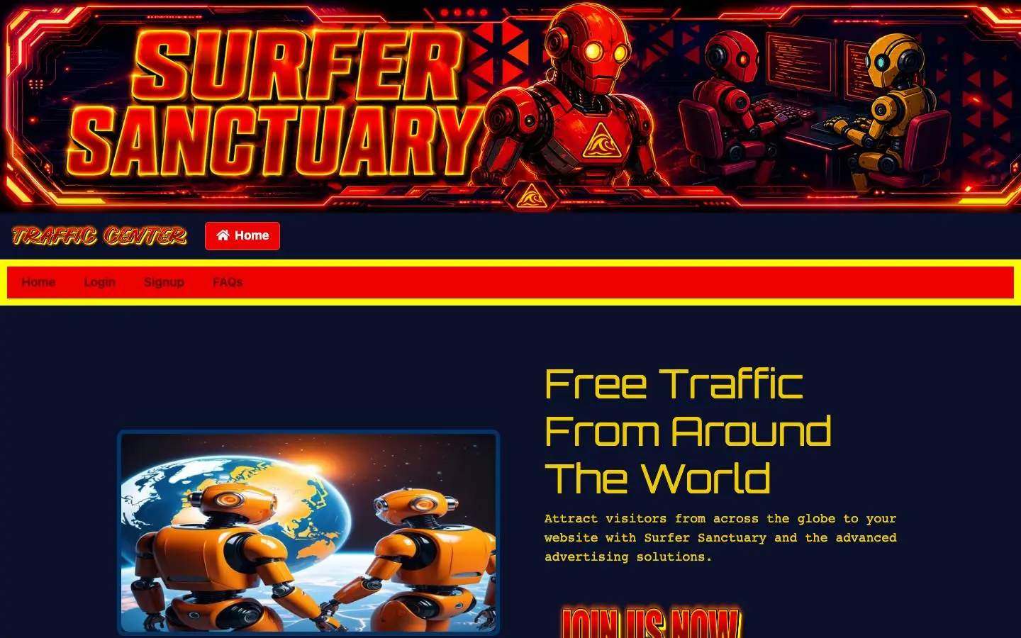 Screenshot of Surfer Sanctuary (surfer-sanctuary.com)