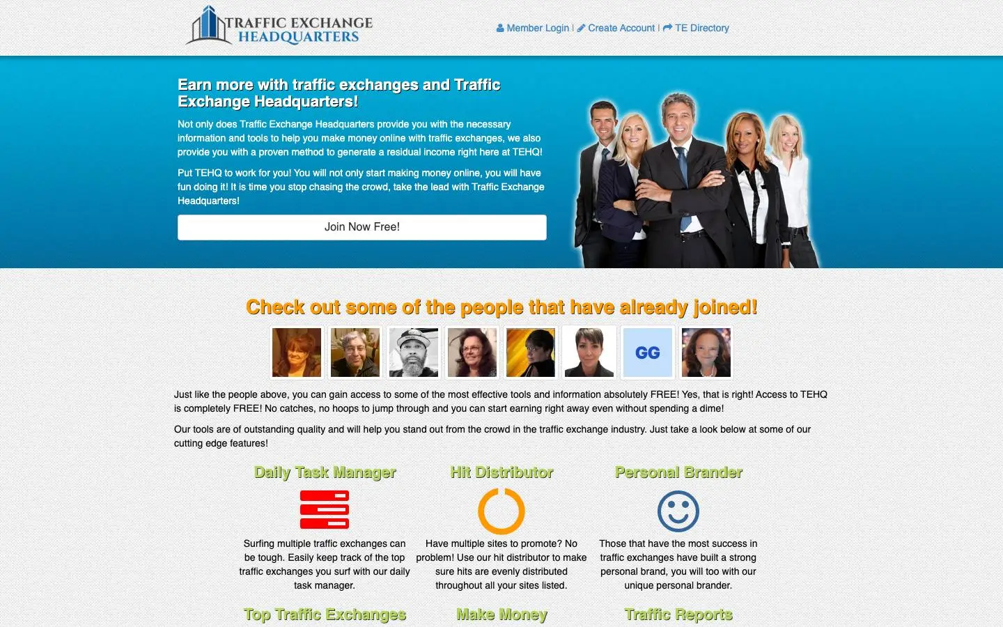 Screenshot of TeHeadQuarters (teheadquarters.com)