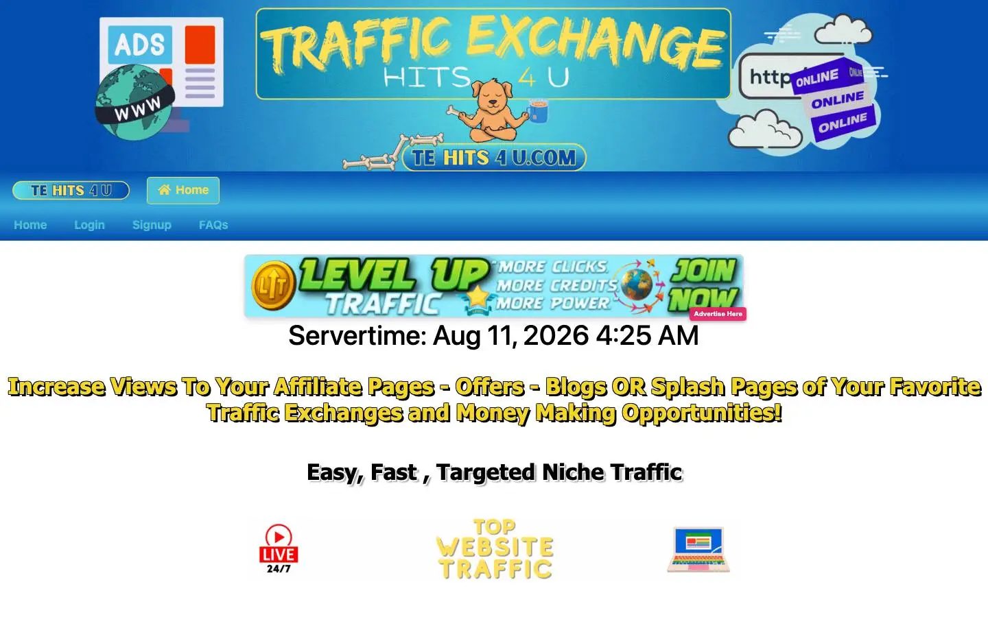 Screenshot of Tehits4u (tehits4u.com)