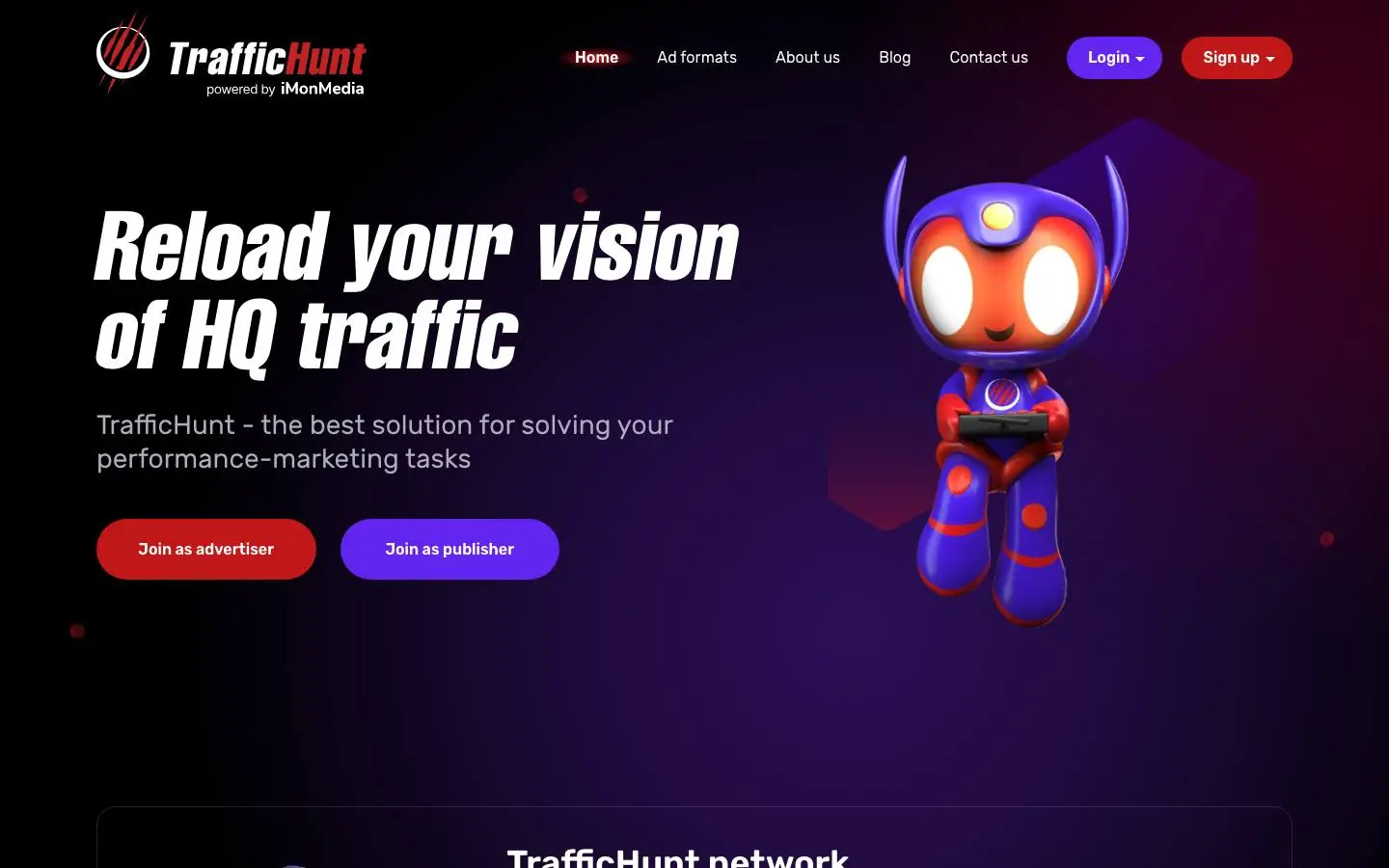Screenshot of Traffichunt (traffichunt.com)